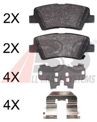 Compre 58302A5B30 Hyundai/Kia Sapatas do freio traseiras de disco