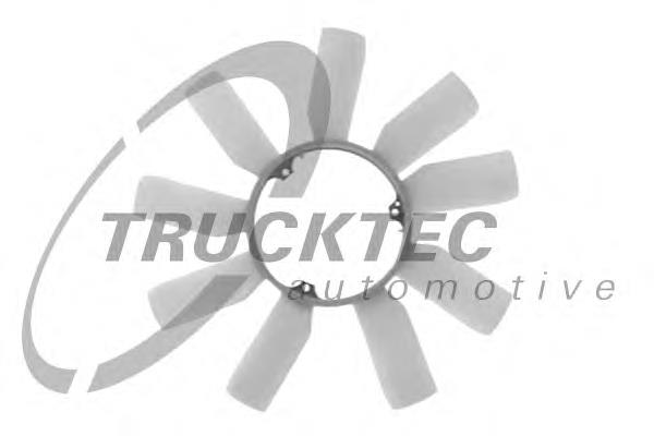 0219030 Trucktec Ventilador (roda de aletas) do radiador de esfriamento