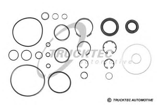 Kit de reparação da cremalheira da direção (do mecanismo), (kit de vedantes) 1244600161 Mercedes