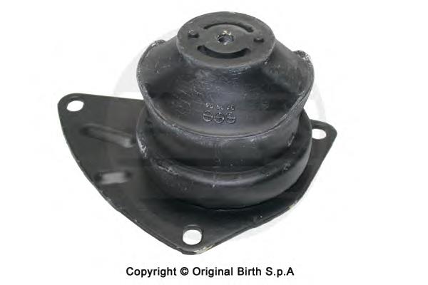 04317 Metalcaucho Coxim (suporte) direito de motor