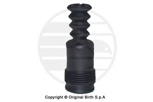 Pára-choque (grade de proteção) de amortecedor dianteiro + bota de proteção Metalcaucho 02345