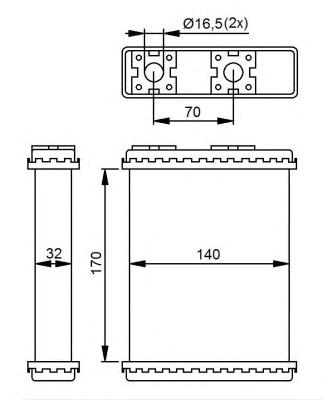Compre 52230 NRF Radiador de forno (de aquecedor)