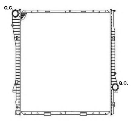 Radiador de esfriamento de motor BMW 17111439102 preço, a partir de 160,32 USD