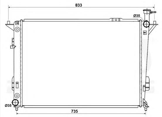 Radiador de esfriamento de motor Hyundai/Kia 253102B950 preço, a partir de 146,26 USD