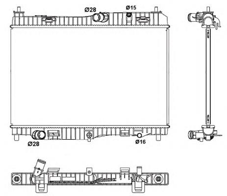 Radiador de esfriamento de motor Ford 1775583 preço, a partir de 115,58 USD