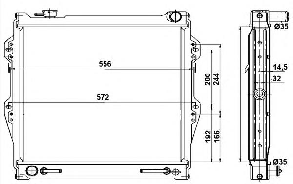 Radiador de esfriamento de motor Toyota 1640065041 preço, a partir de 152,22 USD