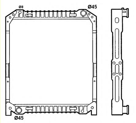 Radiador de esfriamento de motor VALEO 730380 preço, a partir de 220,90 USD