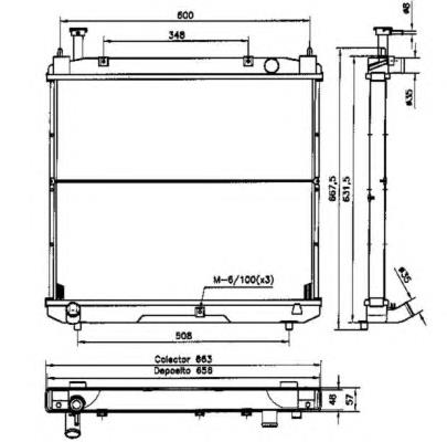 Radiador de esfriamento de motor Toyota 1640075321 preço, a partir de 139,68 USD