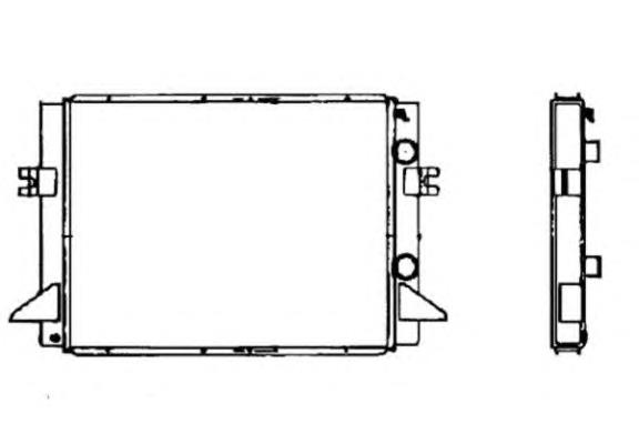 Radiador de esfriamento de motor Fiat/Alfa/Lancia 93807445 preço, a partir de 208,46 USD
