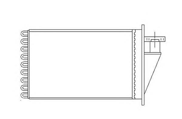 53565 NRF Radiador de forno (de aquecedor)