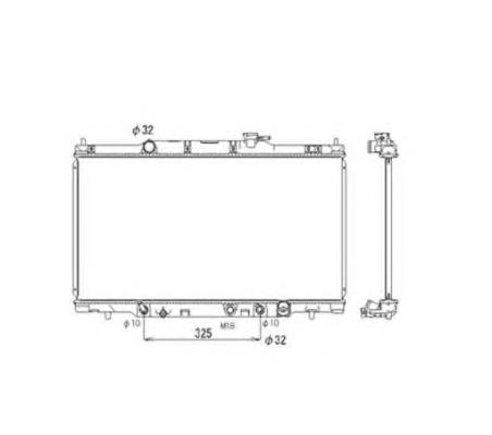 Compre 19010PPLA51 Honda Radiador de esfriamento de motor