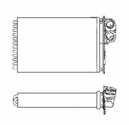 53553 NRF Radiador de forno (de aquecedor)
