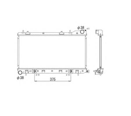 Compre 734405 VALEO Radiador de esfriamento de motor