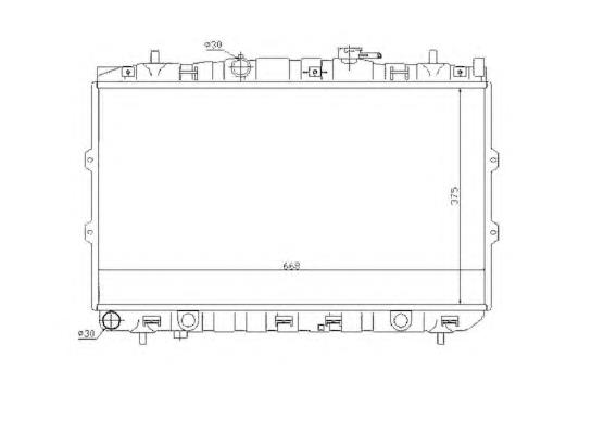 Compre 253102F000 Hyundai/Kia Radiador de esfriamento de motor