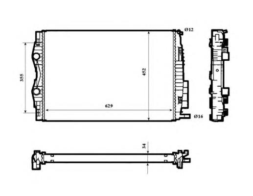 Compre 601308A1 Polcar Radiador de esfriamento de motor