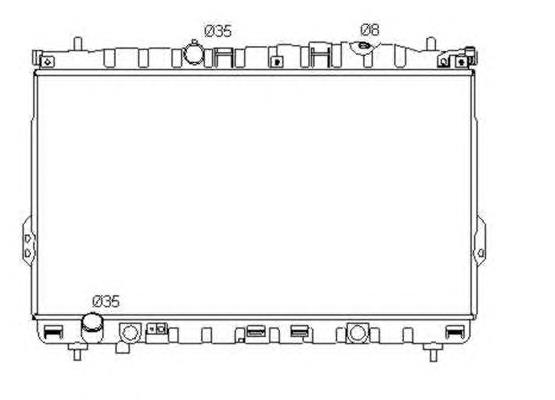 Compre 253103A000 Hyundai/Kia Radiador de esfriamento de motor