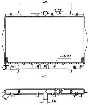 Compre 62297 Nissens Radiador de esfriamento de motor