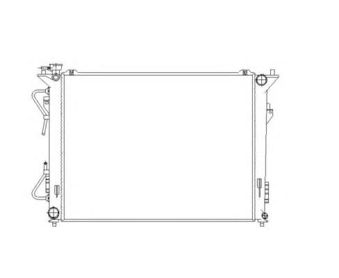 Radiador de esfriamento de motor 253103K280 Hyundai/Kia