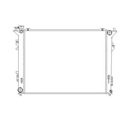 Radiador de esfriamento de motor Hyundai/Kia 253103K080 preço, a partir de 118,58 USD