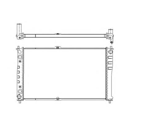 Radiador de esfriamento de motor Hyundai/Kia 0K55215200D preço, a partir de 78,32 USD