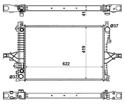 Radiador de esfriamento de motor Volvo 30723909 preço, a partir de 139,61 USD