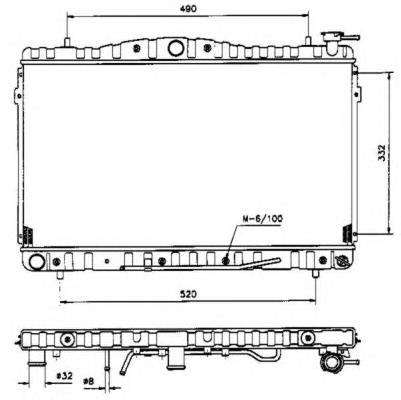 Compre 734258 VALEO Radiador de esfriamento de motor