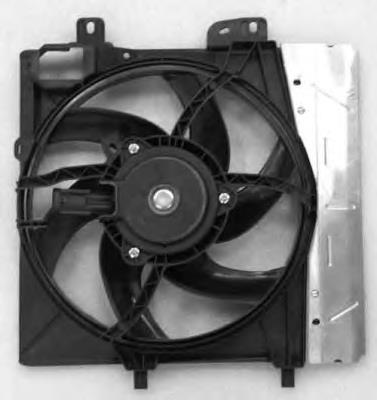 Difusor do radiador de esfriamento, montado com motor e roda de aletas DER07011 Denso
