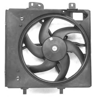 Difusor do radiador de esfriamento, montado com motor e roda de aletas 965380408001 Peugeot/Citroen