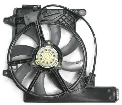 85202 Nissens Difusor do radiador de esfriamento, montado com motor e roda de aletas