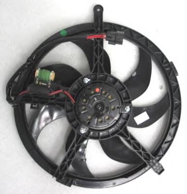 Difusor do radiador de esfriamento, montado com motor e roda de aletas BMW 17422752632