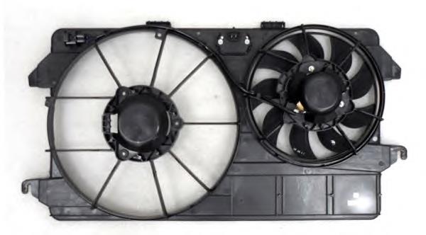 4986737 Ford Difusor do radiador de esfriamento, montado com motor e roda de aletas