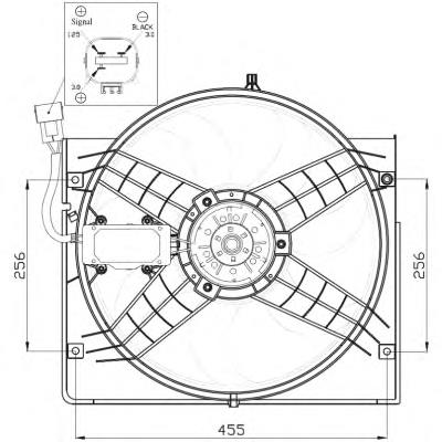 Difusor do radiador de esfriamento, montado com motor e roda de aletas BMW 69226701 preço, a partir de 120,88 USD