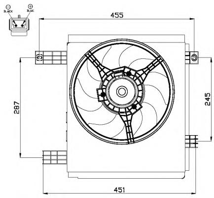 Difusor do radiador de esfriamento, montado com motor e roda de aletas Mercedes 0008576V005000000 preço, a partir de 102,33 USD