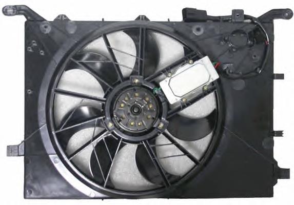 Difusor do radiador de esfriamento, montado com motor e roda de aletas NRF 47460