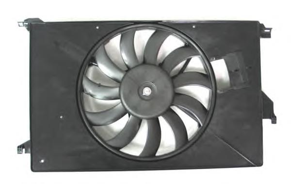 Ventilador elétrico de esfriamento montado (motor + roda de aletas) 47458 NRF