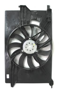 Ventilador elétrico de esfriamento montado (motor + roda de aletas) NRF 47458