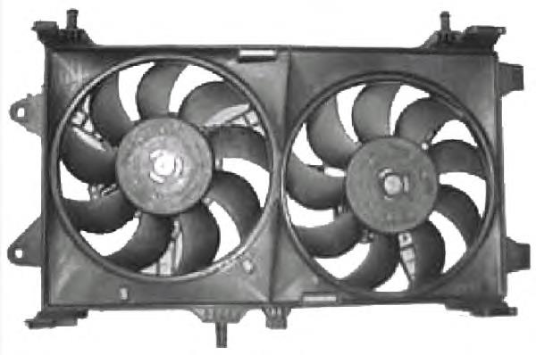 Compre 47802 NRF Difusor do radiador de esfriamento, montado com motor e roda de aletas
