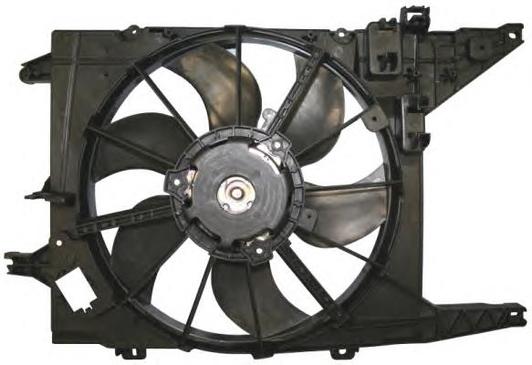 Difusor do radiador de esfriamento, montado com motor e roda de aletas Renault (RVI) 0130307107 preço, a partir de 80,02 USD