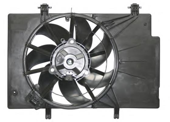 Difusor do radiador de esfriamento, montado com motor e roda de aletas 47649 NRF