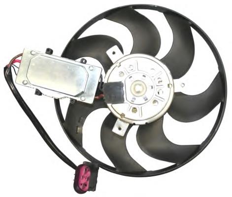 Ventilador elétrico de esfriamento montado (motor + roda de aletas) esquerdo Polcar 958023U1 preço, a partir de 102,15 USD