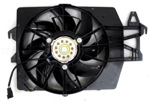 Compre 47544 NRF Difusor do radiador de esfriamento, montado com motor e roda de aletas