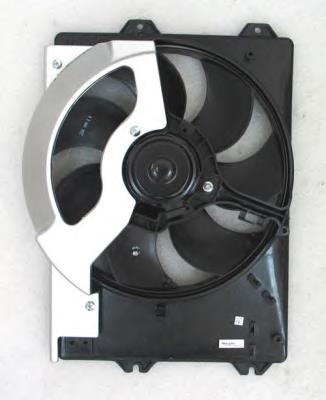 85267 Nissens Difusor do radiador de esfriamento, montado com motor e roda de aletas