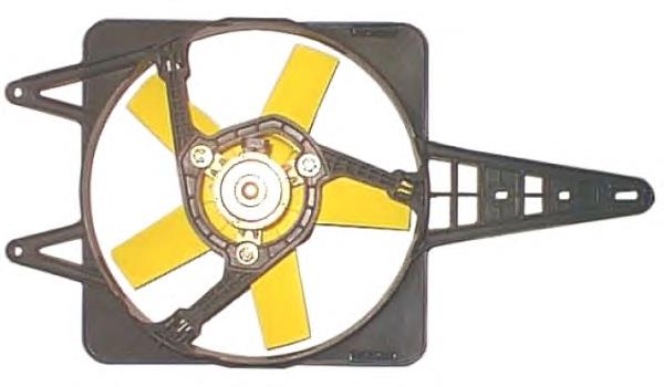 Ventilador elétrico de esfriamento montado (motor + roda de aletas) para Fiat Tipo  160