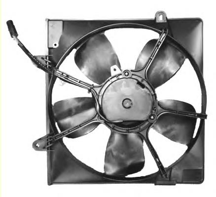 0K55215025B Hyundai/Kia Difusor do radiador de esfriamento, montado com motor e roda de aletas