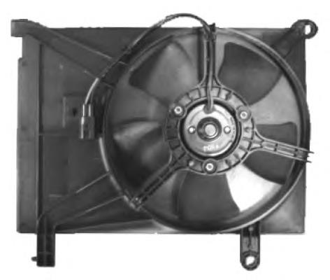 18500094 Profit Difusor do radiador de esfriamento, montado com motor e roda de aletas