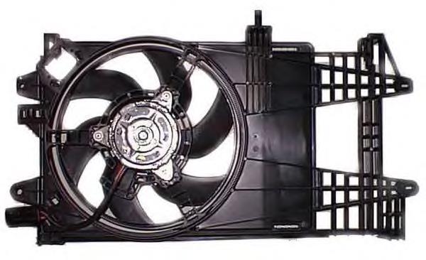 47249 NRF Difusor do radiador de esfriamento, montado com motor e roda de aletas