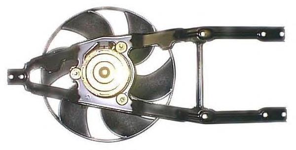 47227 NRF Ventilador elétrico de esfriamento montado (motor + roda de aletas)