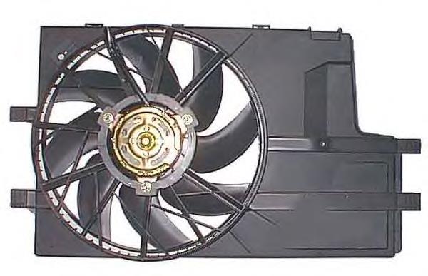 85604 Nissens Difusor do radiador de esfriamento, montado com motor e roda de aletas
