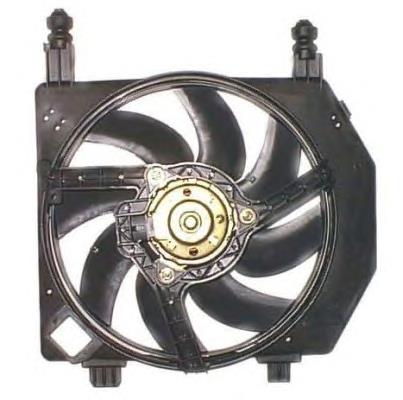 47681 NRF Difusor do radiador de esfriamento, montado com motor e roda de aletas