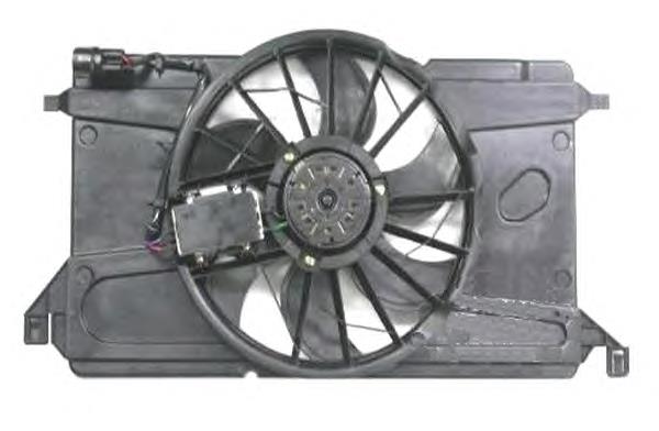 Z60115025H Mazda Difusor do radiador de esfriamento, montado com motor e roda de aletas